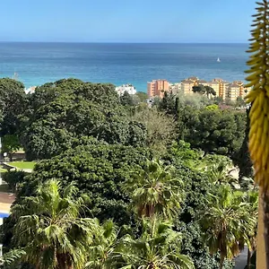 Balcon Con Vistas Al Mar Y Piscinas En Hercules Benalmadena